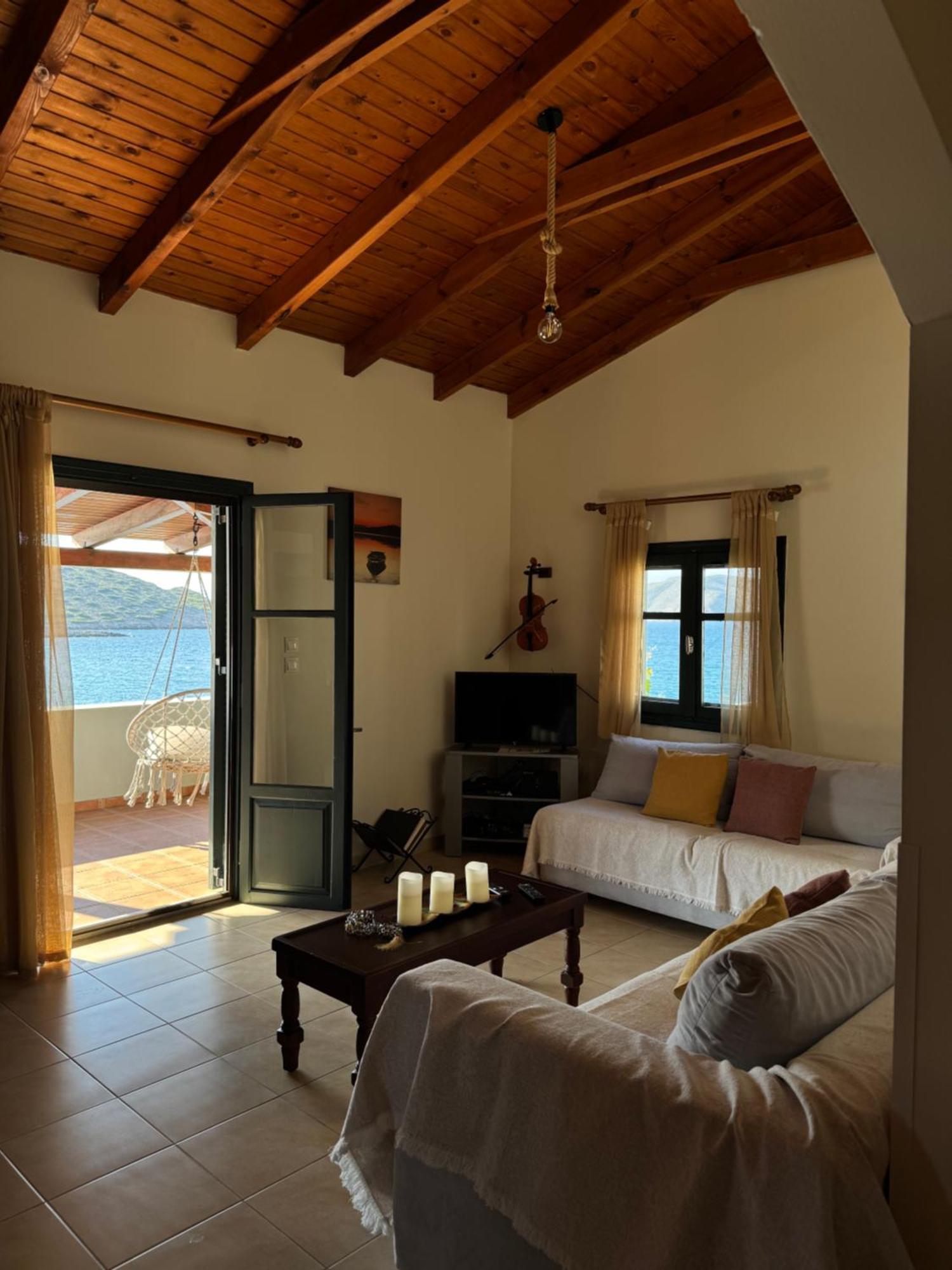 Tholos Alexandra'S Beachfront House Kavoúsion Dış mekan fotoğraf